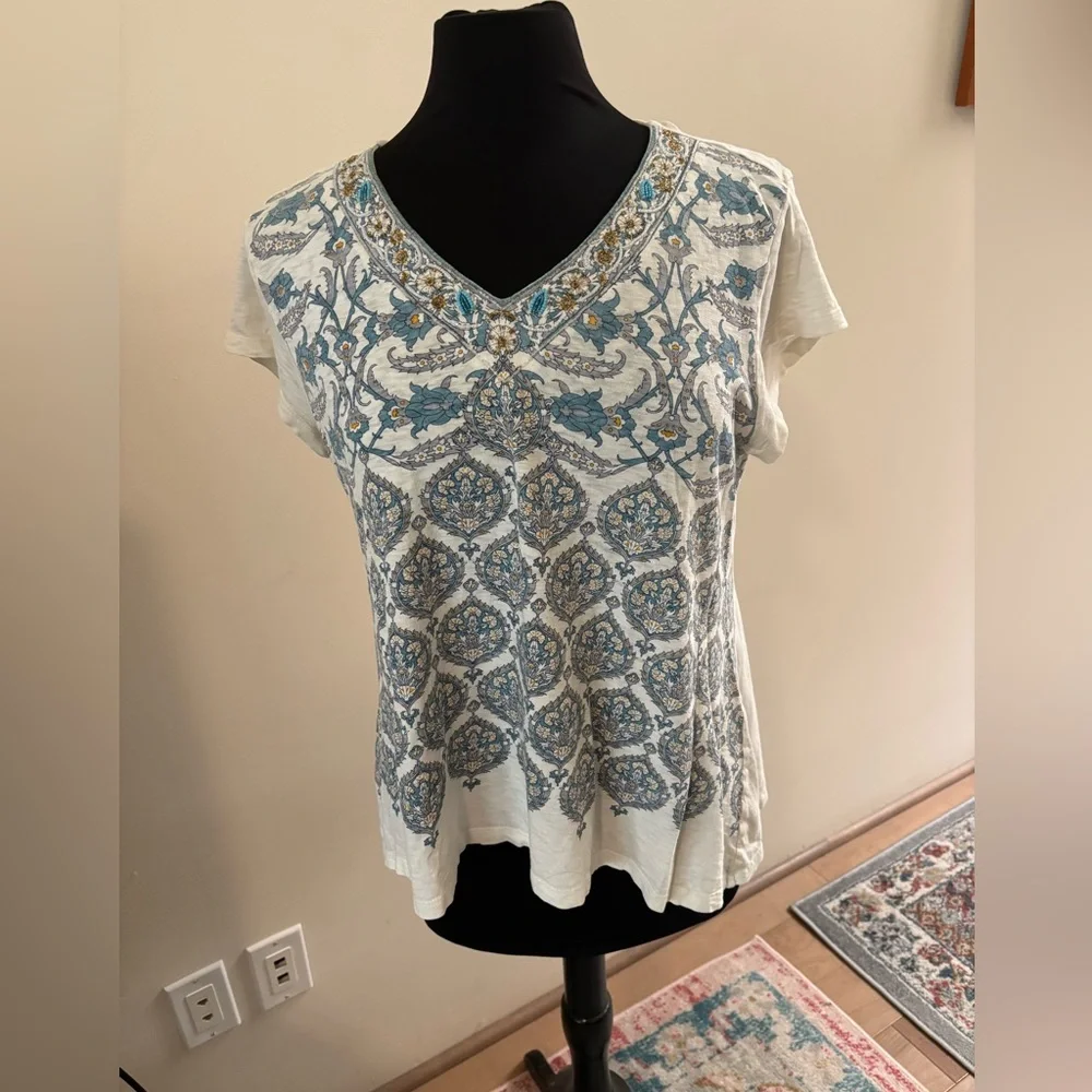 Sundance Boho Relaxed Tee Shirt - Picture 1 of 6